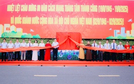 Phúc Lợi tổ chức gắn biển tên đường Viên Chiếu