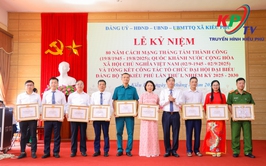 Xã Kiều Phú tổ chức Lễ kỷ niệm 80 năm Cách mạng tháng Tám thành công, Quốc khánh 2/9 và Tổng kết công tác tổ chức Đại hội đại biểu Đảng bộ xã lần thứ I, nhiệm kỳ 2025 – 2030.