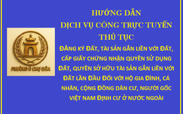 Thủ tục Đăng ký đất đai, tài sản gắn liền với đất, cấp Giấy chứng nhận quyền sử dụng đất, quyền sở hữu tài sản gắn liền với đất lần đầu đối với hộ gia đình, cá nhân, cộng đồng dân cư người gốc VN định cư ở nước ngoài