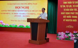 PHƯỜNG ĐÔNG NGẠC TỔ CHỨC GẶP MẶT NHÂN DỊP KỶ NIỆM 80 NĂM NGÀY TRUYỀN THỐNG NGÀNH NỘI VỤ, VĂN PHÒNG, TƯ PHÁP, VĂN HÓA, TÀI CHÍNH (28/8/1945 – 28/8/2025)
