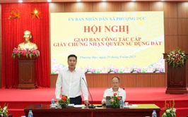 Hội nghị giao ban công tác cấp giấy quyền sử dụng đất