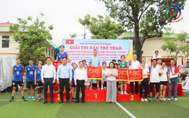 Gần 300 vận động viên xã Quốc Oai tham gia giải Thể thao chào mừng Cách mạng Tháng Tám và Quốc khánh 2/9