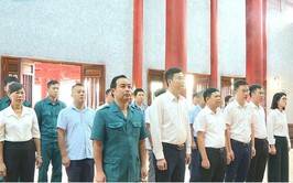Xã Phúc Thọ tổ chức các Đoàn thăm, viếng nghĩa trang Liệt sĩ nhân kỷ niệm 80 năm Ngày Quốc khánh 2/9
