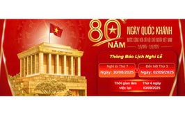 Thông báo: Lịch nghỉ Lễ Quốc khánh 02/9 năm 2025
