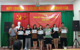 Các tổ dân phố thuộc phường Long Biên tổng kết công tác khuyến học