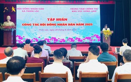 Hội nghị tập huấn công tác HĐND năm 2025 tại xã Thiên Lộc.