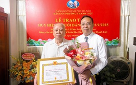 Huy hiệu 75 năm tuổi Đảng – dấu ấn vẻ vang trong hành trình cách mạng