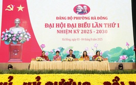 Đảng bộ phường Hà Đông tổ chức phiên trù bị Đại hội đại biểu Đảng bộ phường lần thứ I, nhiệm kỳ 2025–2030