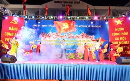 Sôi nổi đêm giao lưu văn nghệ quần chúng chào mừng Đại hội đại biểu Đảng bộ xã Tiến Thắng lần thứ I, nhiệm kỳ 2025 – 2030