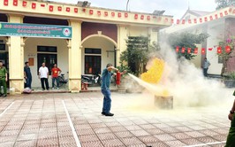 Tập huấn nghiệp vụ PCCC và cứu nạn cứu hộ cho khách hàng sử dụng điện, các cơ sở sản xuất, nhà ở kết hợp sản xuất kinh doanh và nhân dân trên địa bàn thôn Đa Phúc