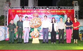 Chi hội Cựu chiến binh thôn Liên Hợp tổ chức Đên giao lưu văn nghệ quần chúng chào mừng kỷ niệm 80 năm Cách mạng tháng Tám và Quốc khánh 2/9.