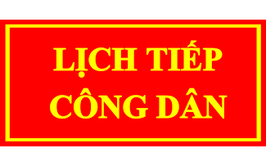 THÔNG BÁO: Lịch tiếp công dân định kỳ tháng 9 năm 2025