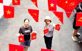 Phường Thanh Xuân rực rỡ sắc cờ dịp Quốc khánh