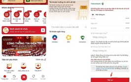 Người dân phường Phương Liệt đăng ký thành công việc nhận quà nhân dịp Tết độc lập qua tài khoản an sinh xã hội