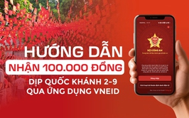 Hướng dẫn nhận quà 2/9 qua ứng dụng VNeID