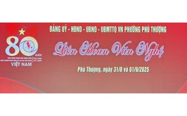 Chương trình Liên hoan Văn nghệ chào mừng 80 năm Cách mạng Tháng Tám và Quốc khánh 2/9