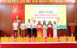 Xã Hòa Phú: Hội nghị tuyên dương điển hình tiên tiến giai đoạn 2020-2025