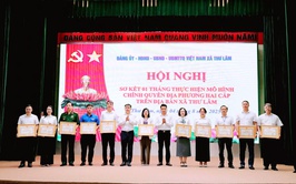 Xã Thư Lâm tổ chức Hội nghị sơ kết đánh giá 1 tháng thực hiện mô hình chính quyền địa phương hai cấp
