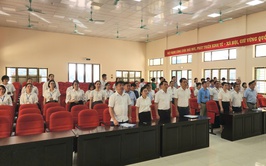 HĐND – UBND XÃ NỘI BÀI TỔ CHỨC LỄ CHÀO CỜ THÁNG 8