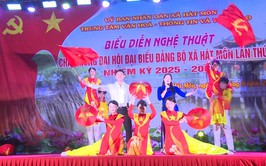 Chương trình biểu diễn nghệ thuật Chào mừng Đại hội đại biểu Đảng bộ xã Hát Môn lần thứ I, nhiệm kỳ 2025 – 2030