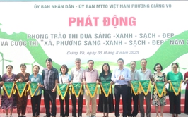 Xây dựng phường Giảng Võ văn minh, hiện đại