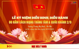 Lễ kỷ niệm, diễu binh, diễu hành 80 năm Cách mạng tháng Tám thành công và Quốc khánh 2/9