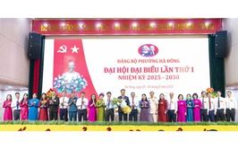 Đại hội đại biểu Đảng bộ phường Hà Đông lần thứ I, nhiệm kỳ 2025- 2030 thành công tốt đẹp
