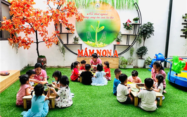 Trường Mầm Non A vững bước sau sáp nhập qua góc nhìn truyền hình
