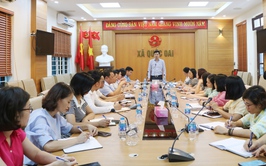 Lãnh đạo UBND xã Quốc Oai làm việc với trạm y tế xã: ghi nhận những kết quả nổi bật sau 1 tháng chính thức hoạt động