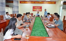 Lãnh đạo phường Tùng Thiện làm việc với Tập đoàn FPT về công tác chuyển đổi số