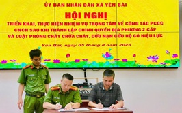 ỦY BAN NHÂN DÂN XÃ YÊN BÀI TỔ CHỨC HỘI NGHỊ TRIỂN KHAI THỰC HIỆN NHIỆM VỤ TRỌNG TÂM VỀ CÔNG TÁC PHÒNG CHÁY CHỮA CHÁY VÀ CỨU NẠN CỨU HỘ