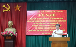 Hội nghị triển khai kế hoạch thực hiện chiến dịch 45 ngày đêm ra quân hỗ trợ chuyển đổi số