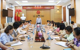 Lãnh đạo UBND xã Quốc Oai làm việc với trạm y tế xã: ghi nhận những kết quả nổi bật sau 1 tháng chính thức hoạt động