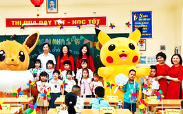Trường Tiểu học Hoàng Liệt hân hoan chào đón học sinh lớp Một - Dìu dắt những bước đi đầu tiên đầy yêu thương và hi vọng 