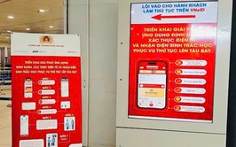VNeID: Ứng dụng định danh, xác thực điện tử, nhận diện sinh trắc học phục vụ làm thủ tục lên tàu bay