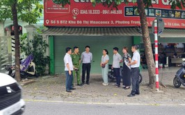 Ban Kinh tế - Ngân sách HĐND phường Đại Mỗ khảo sát công tác bảo đảm trật tự văn minh đô thị