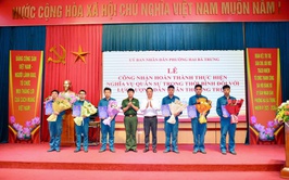 Phường Hai Bà Trưng tổ chức Lễ công bố quyết định công nhận hoàn thành nghĩa vụ quân sự trong thời bình đối với lực lượng dân quân thường trực năm 2025