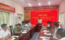 Đoàn công tác của Sở công thương Hà Nội kiểm tra tiến độ triển khai Dự án Cụm công nghiệp Nghĩa Hương, xã Kiều Phú