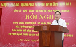 Phường Lĩnh Nam quyết tâm tạo đột phá trong chuyển đổi số với chiến dịch “45 ngày đêm”
