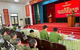 Công an xã Hoài Đức tổ chức Hội nghị sơ kết 01 năm triển khai lực lượng tham gia bảo vệ an ninh, trật tự (ANTT) ở cơ sở