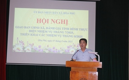 Hội nghị giao ban nhằm đánh giá kết quả thực hiện nhiệm vụ tháng 7 và triển khai phương hướng, nhiệm vụ tháng 8
