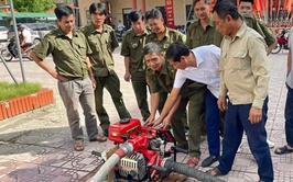 Tập huấn kỹ năng PCCC cho lực lượng an ninh trật tự cơ sở