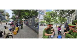 CÔNG AN PHƯỜNG LÁNG:
PHỐI HỢP, KIỂM TRA, XỬ LÝ CÁC PHẢN ÁNH VỀ TRẬT TỰ ĐÔ THỊ, TRẬT TỰ CÔNG CỘNG QUA ỨNG DỤNG “CÔNG DÂN THỦ ĐÔ SỐ - IHANOI”