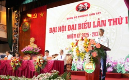 PHIÊN TRÙ BỊ ĐẠI HỘI ĐẠI BIỂU ĐẢNG BỘ PHƯỜNG SƠN TÂY LẦN THỨ I, NHIỆM KỲ 2025-2030