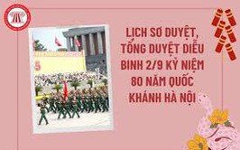 Lịch trình sơ duyệt, tổng duyệt diễu binh, diễu hành kỷ niệm 80 năm Quốc khánh 02/9