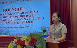 UBMTTQVN xã Phúc Thọ lấy ý kiến góp ý dự thảo văn kiện trình Đại hội Đại biểu MTTQ xã lần thứ I