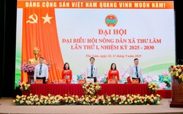 Phiên Nội bộ Đại hội đại biểu Hội Nông dân xã Thư Lâm lần thứ I, nhiệm kỳ 2025-2030.