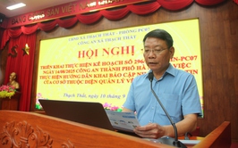 Xã Thạch Thất tổ chức tuyên truyền về PCCC & CNCH, triển khai việc thực hiện hướng dẫn khai báo, cập nhật thông tin của cơ sở thuộc diện quản lý về PCCC & CNCH
