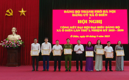 Đảng ủy xã tổng kết công tác tổ chức Đại hội Đại biểu Đảng bộ lần I, nhiệm kỳ 2025 - 2030