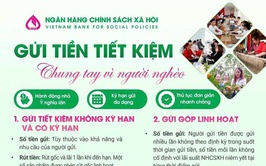 Cùng chung tay gửi tiền tiết kiệm - Xây dựng quê hương giàu đẹp